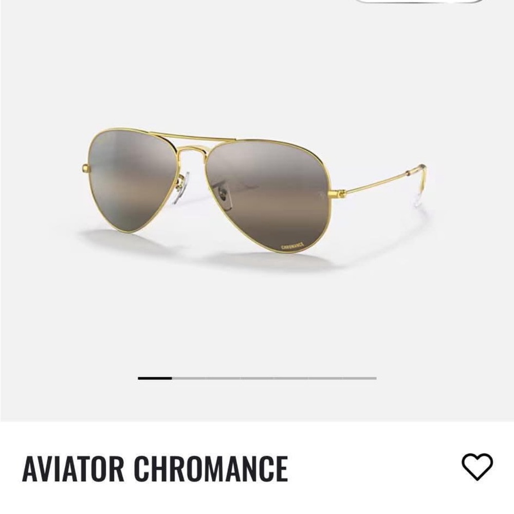 Ray-Ban Gold Aviator Sunglasses with Brown Lenses